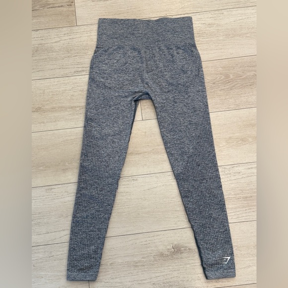 Gymshark Seamless High Waisted Leggings – Blue Gray – Size S - Picture 2 of 6